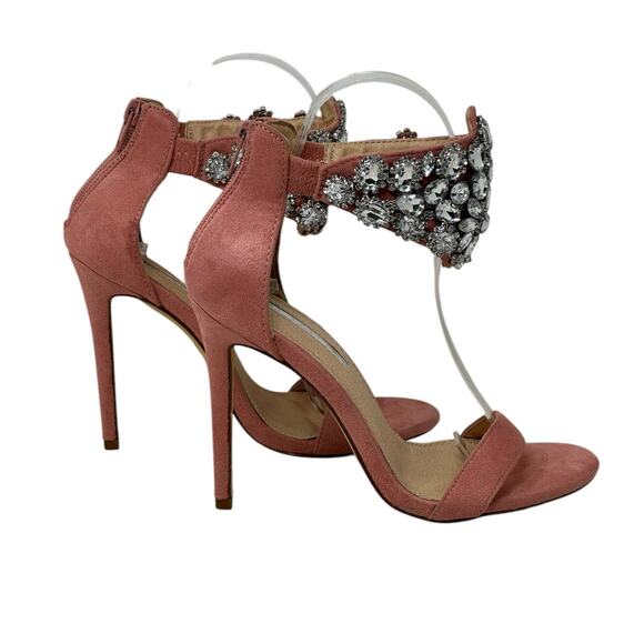 Liliana Pink Wrapped In Rhinestones Stiletto Heels size 5.5 - Picture 9 of 16